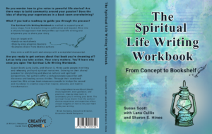 Front and back covers of The Spiritual Life Writing Workbook